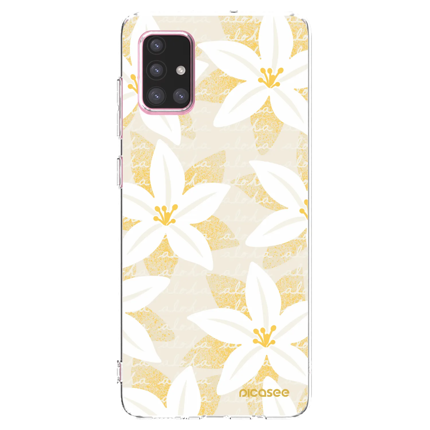 Picasee átlátszó szilikon tok az alábbi mobiltelefonokra Samsung Galaxy A71 A715F - Island Leave