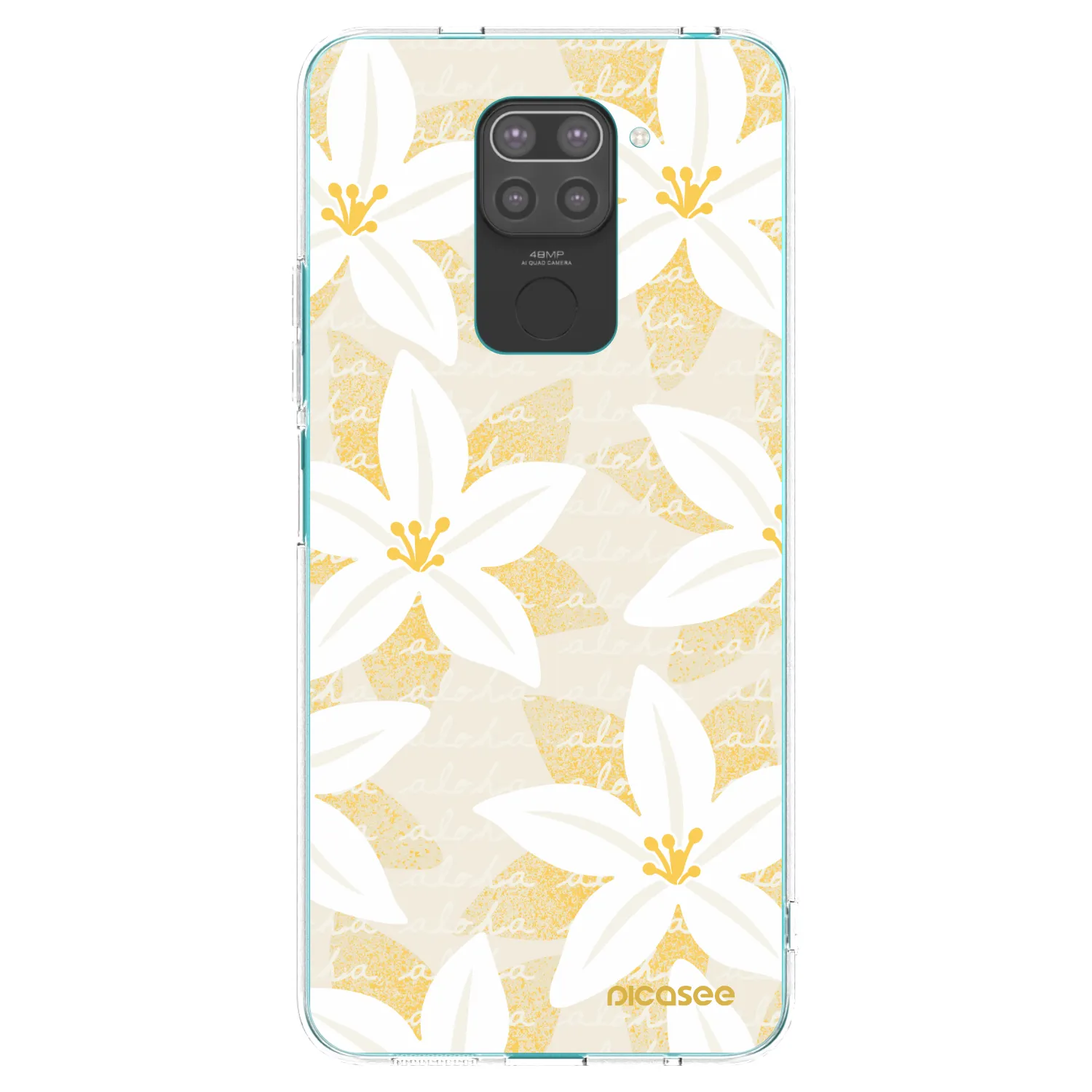Picasee fekete szilikon tok az alábbi mobiltelefonokra Xiaomi Redmi Note 9 - Island Leave