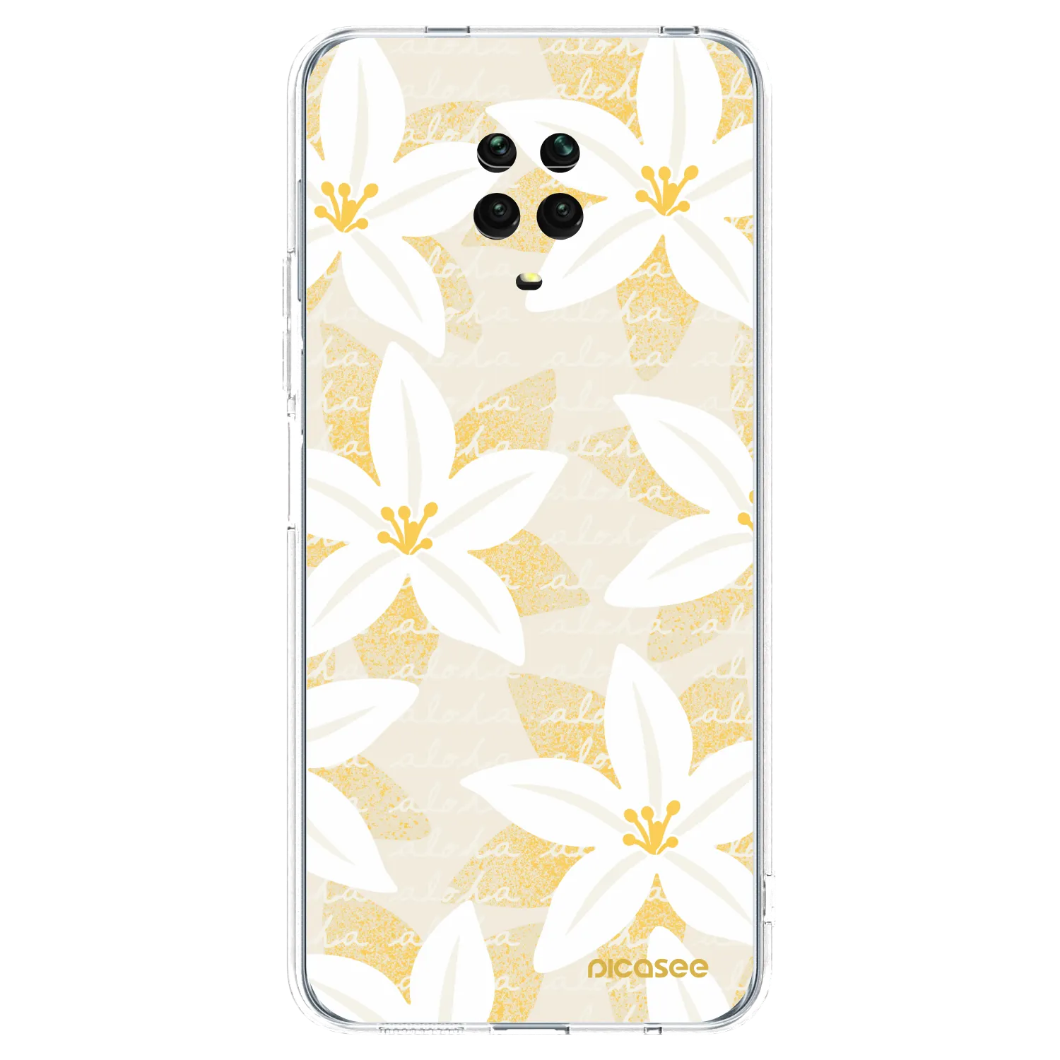 Picasee átlátszó szilikon tok az alábbi mobiltelefonokra Xiaomi Redmi Note 9S - Island Leave