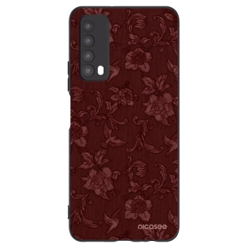 Picasee fekete szilikon tok az alábbi mobiltelefonokra Huawei P Smart 2021 - Red Elegance