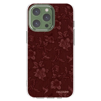 Picasee átlátszó szilikon tok az alábbi mobiltelefonokra Apple iPhone 13 Pro - Red Elegance