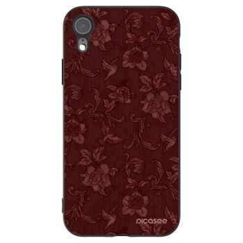 Picasee fekete szilikon tok az alábbi mobiltelefonokra Apple iPhone XR - Red Elegance