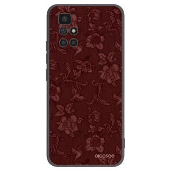 Picasee fekete szilikon tok az alábbi mobiltelefonokra Xiaomi Redmi 10 - Red Elegance