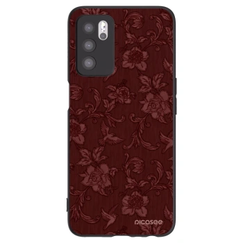 Picasee fekete szilikon tok az alábbi mobiltelefonokra OPPO A16s - Red Elegance