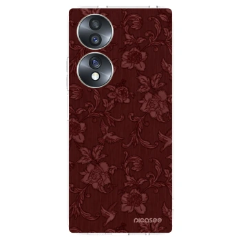 Picasee átlátszó szilikon tok az alábbi mobiltelefonokra Honor 70 - Red Elegance