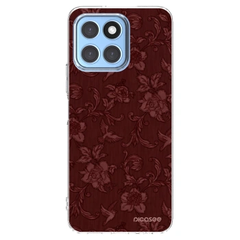 Picasee átlátszó szilikon tok az alábbi mobiltelefonokra Honor X6 - Red Elegance