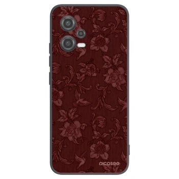 Picasee fekete szilikon tok az alábbi mobiltelefonokra Xiaomi Poco X5 - Red Elegance