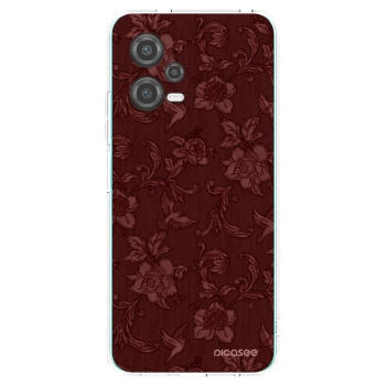 Picasee átlátszó szilikon tok az alábbi mobiltelefonokra Xiaomi Poco X5 - Red Elegance