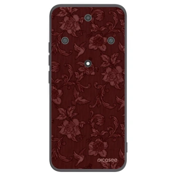 Picasee fekete szilikon tok az alábbi mobiltelefonokra Honor Magic5 Lite 5G - Red Elegance