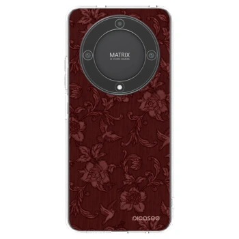 Picasee átlátszó szilikon tok az alábbi mobiltelefonokra Honor Magic5 Lite 5G - Red Elegance