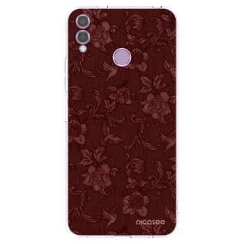 Picasee átlátszó szilikon tok az alábbi mobiltelefonokra Honor 8X - Red Elegance