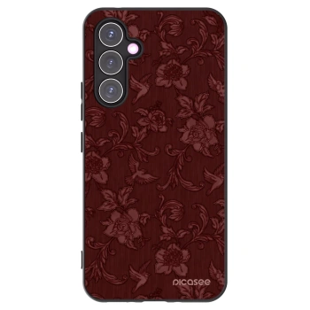 Picasee fekete szilikon tok az alábbi mobiltelefonokra Samsung Galaxy A54 5G A546B - Red Elegance