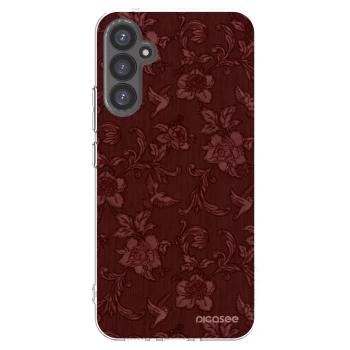 Picasee átlátszó szilikon tok az alábbi mobiltelefonokra Samsung Galaxy A34 5G A346B - Red Elegance