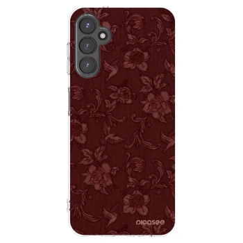 Picasee átlátszó szilikon tok az alábbi mobiltelefonokra Samsung Galaxy A14 5G A146P - Red Elegance