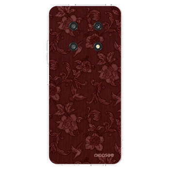 Picasee átlátszó szilikon tok az alábbi mobiltelefonokra Honor Magic4 Lite 5G - Red Elegance