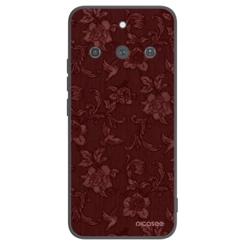 Picasee fekete szilikon tok az alábbi mobiltelefonokra Realme 11 Pro+ - Red Elegance