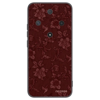 Picasee fekete szilikon tok az alábbi mobiltelefonokra Honor Magic6 Lite 5G - Red Elegance