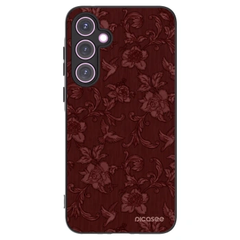 Picasee fekete szilikon tok az alábbi mobiltelefonokra Samsung Galaxy A35 5G A356B - Red Elegance
