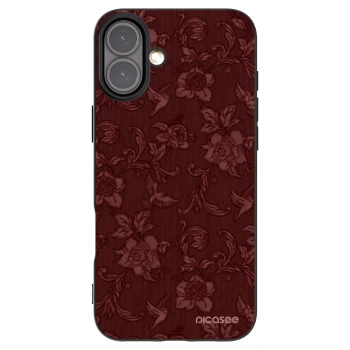 Picasee fekete szilikon tok az alábbi mobiltelefonokra Apple iPhone 16 Plus - Red Elegance