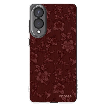 Picasee átlátszó szilikon tok az alábbi mobiltelefonokra Samsung Galaxy S25 Edge 5G - Red Elegance