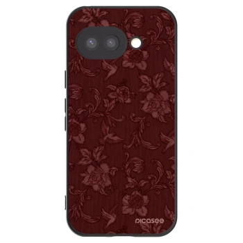 Picasee fekete szilikon tok az alábbi mobiltelefonokra Google Pixel 9a - Red Elegance