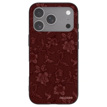 Picasee fekete szilikon tok az alábbi mobiltelefonokra Apple iPhone 18 Pro - Red Elegance