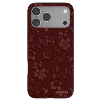 Picasee fekete szilikon tok az alábbi mobiltelefonokra Apple iPhone 18 Pro Max - Red Elegance