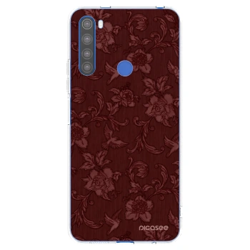 Picasee átlátszó szilikon tok az alábbi mobiltelefonokra Xiaomi Redmi Note 8T - Red Elegance