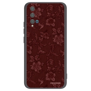 Picasee fekete szilikon tok az alábbi mobiltelefonokra Huawei Nova 5T - Red Elegance