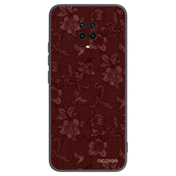 Picasee fekete szilikon tok az alábbi mobiltelefonokra Xiaomi Redmi Note 9S - Red Elegance