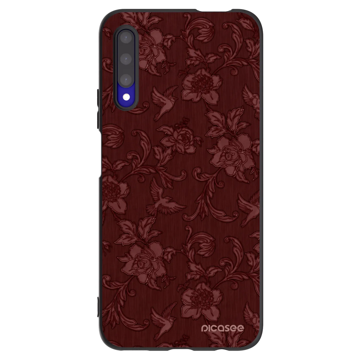 Picasee fekete szilikon tok az alábbi mobiltelefonokra Honor 9X Pro - Red Elegance