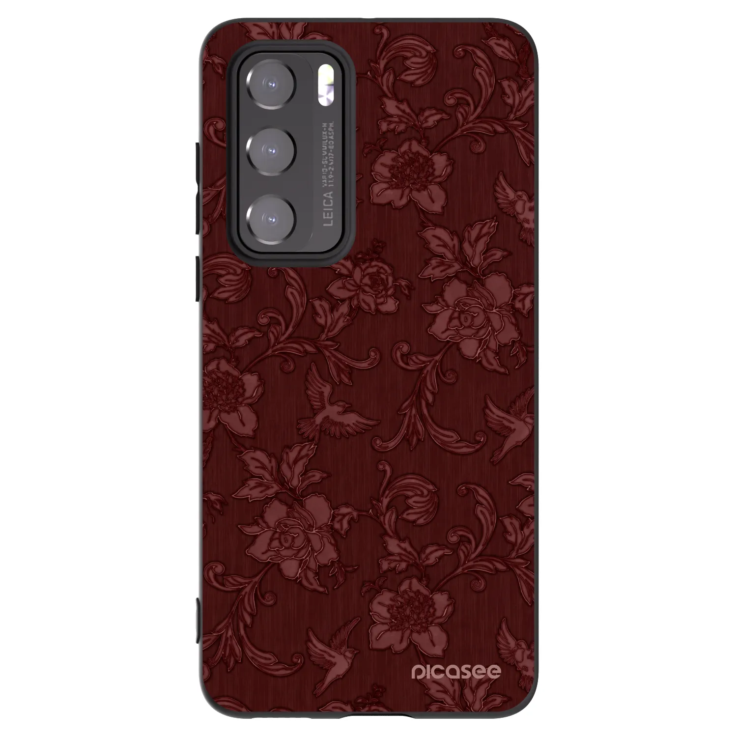 Picasee fekete szilikon tok az alábbi mobiltelefonokra Huawei P40 - Red Elegance
