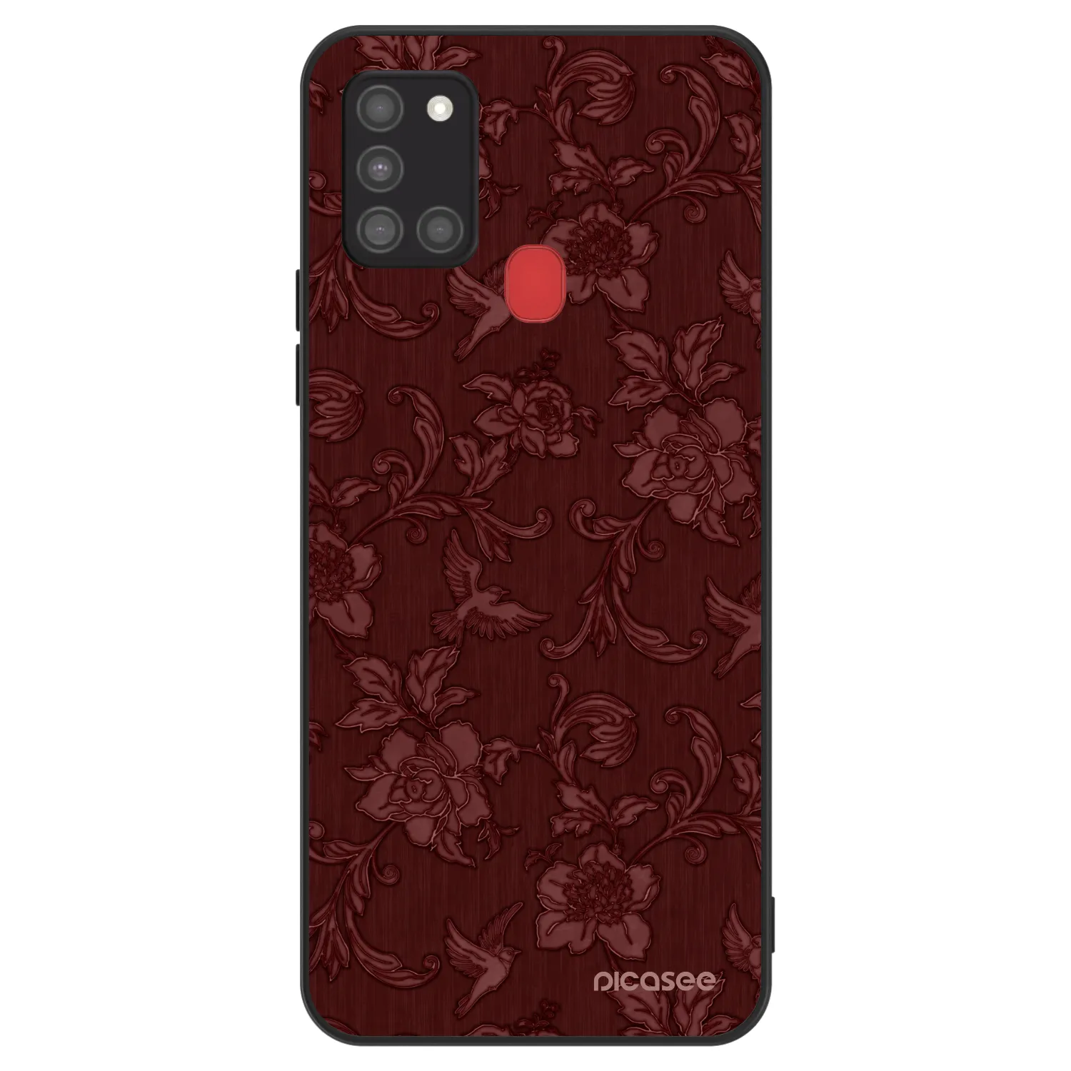 Picasee ULTIMATE CASE Samsung Galaxy A21s - készülékre - Red Elegance