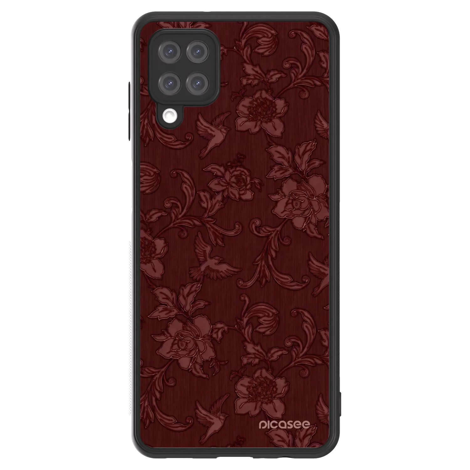 Picasee ULTIMATE CASE Samsung Galaxy A12 A125F - készülékre - Red Elegance