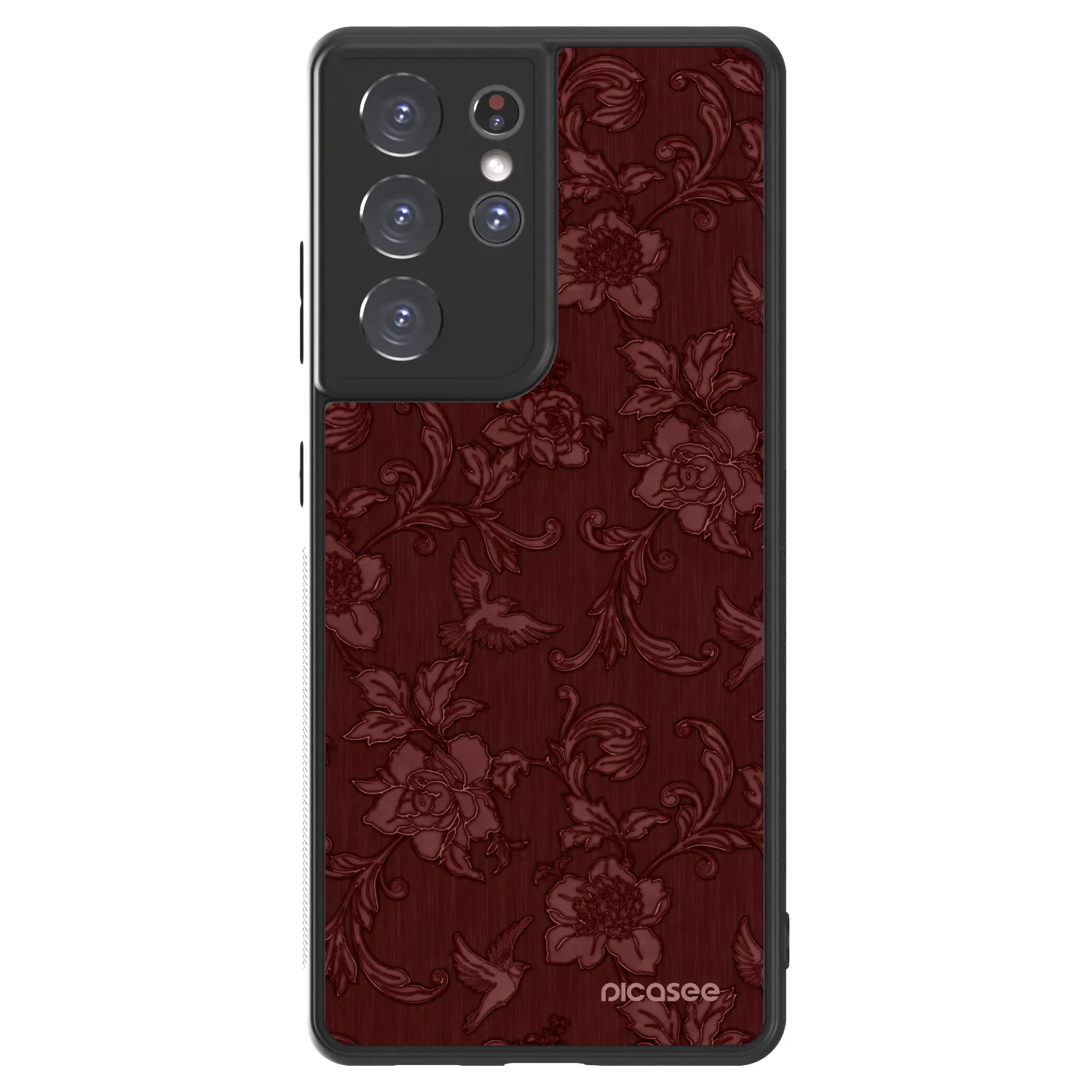 Picasee ULTIMATE CASE Samsung Galaxy S21 Ultra 5G G998B - készülékre - Red Elegance