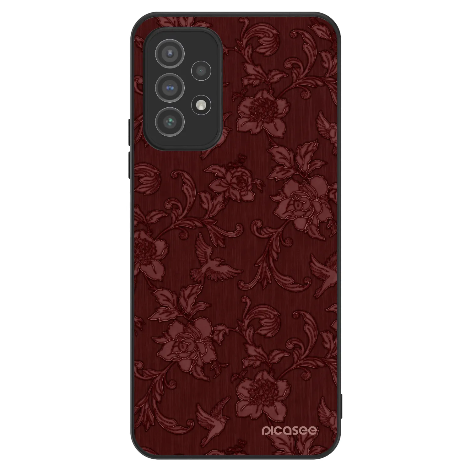 Picasee ULTIMATE CASE Samsung Galaxy A72 A725F - készülékre - Red Elegance