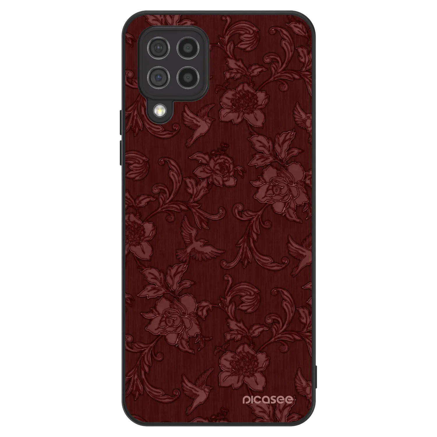 Picasee ULTIMATE CASE Samsung Galaxy A22 A225F 4G - készülékre - Red Elegance