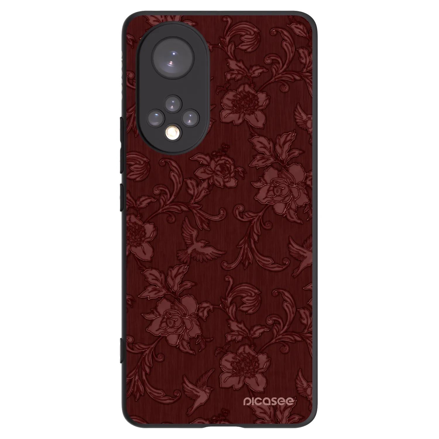 Picasee fekete szilikon tok az alábbi mobiltelefonokra Huawei Nova 9 - Red Elegance