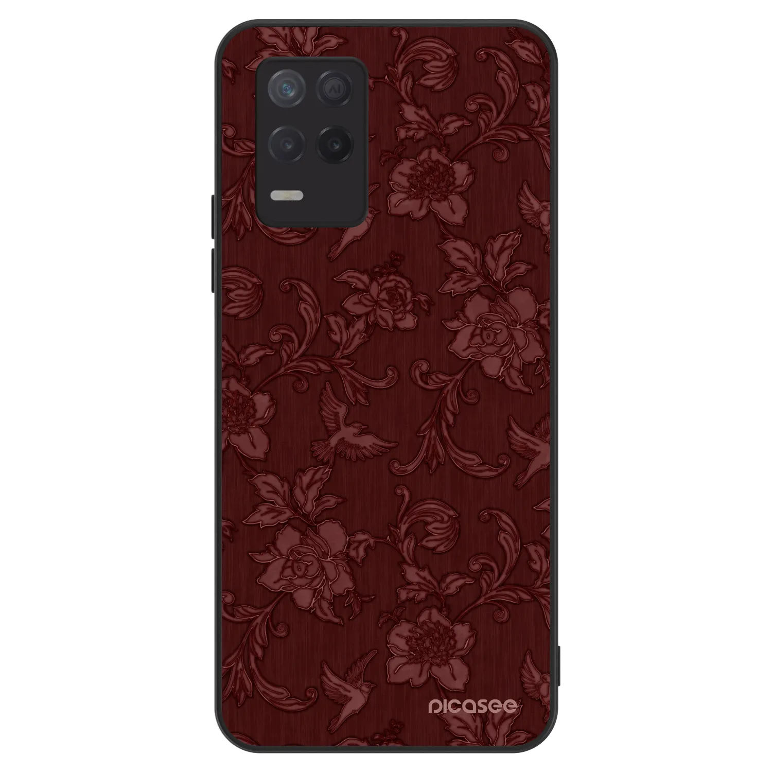 Picasee ULTIMATE CASE Realme 8 5G - készülékre - Red Elegance