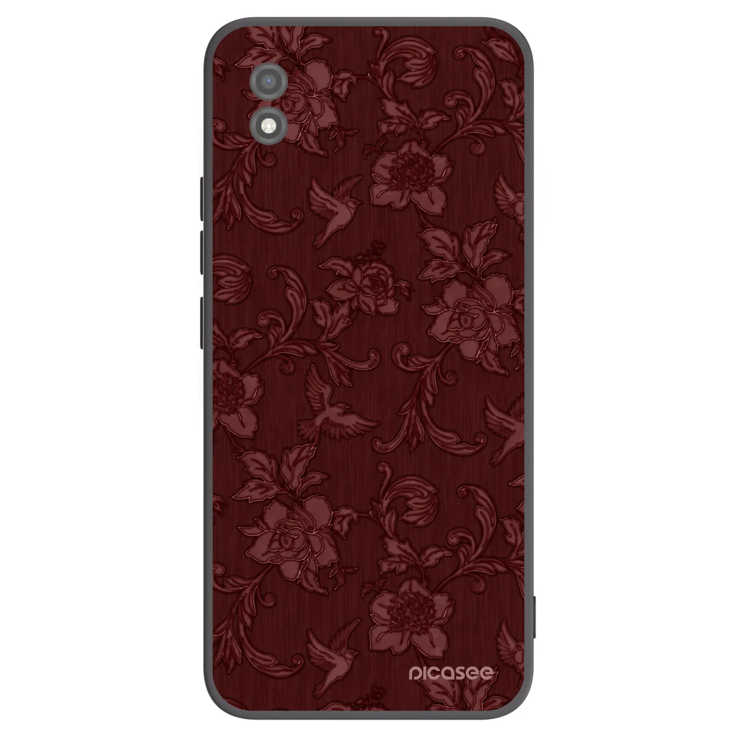 Picasee fekete szilikon tok az alábbi mobiltelefonokra Realme C11 (2021) - Red Elegance