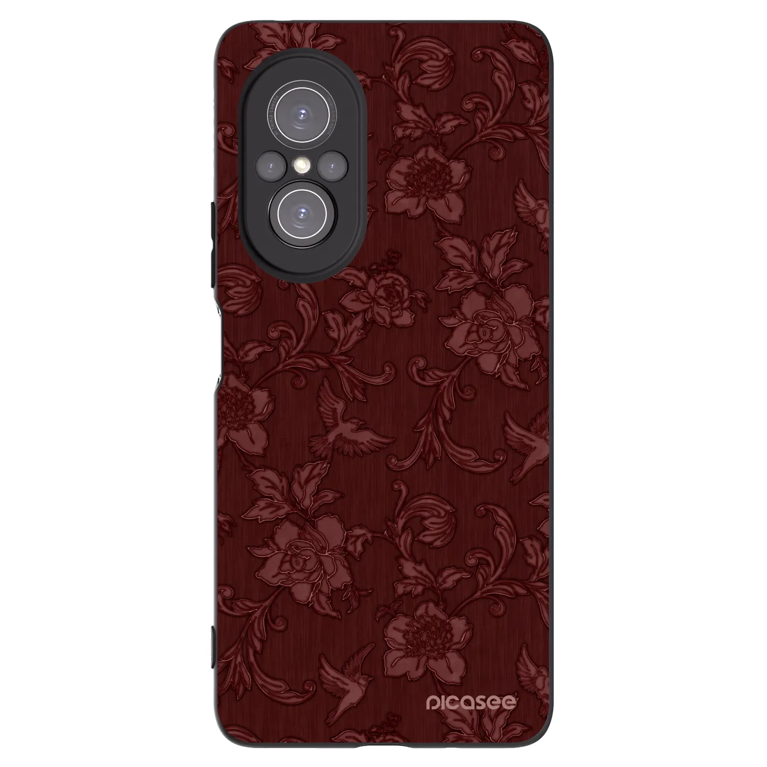 Picasee fekete szilikon tok az alábbi mobiltelefonokra Huawei Nova 9 SE - Red Elegance