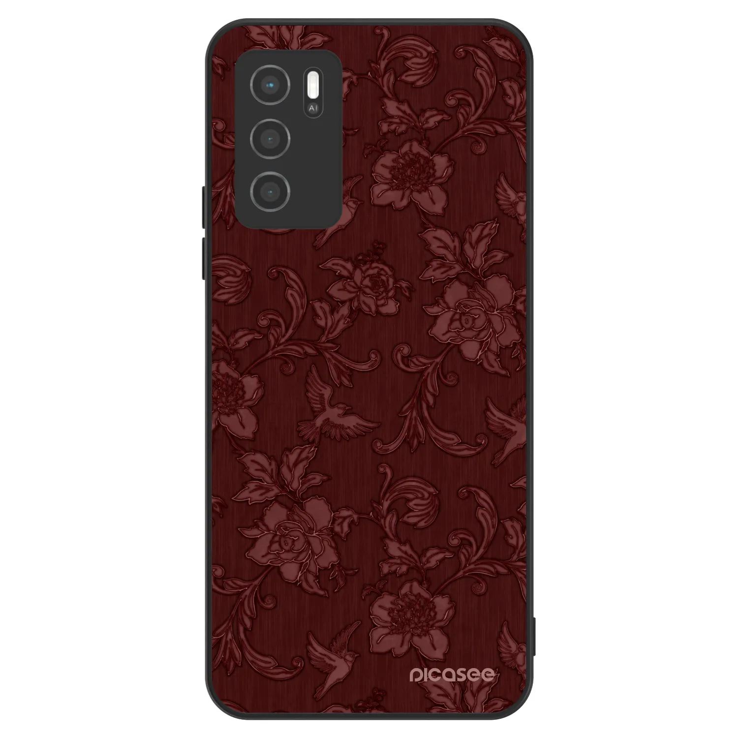 Picasee ULTIMATE CASE OPPO A16s - készülékre - Red Elegance