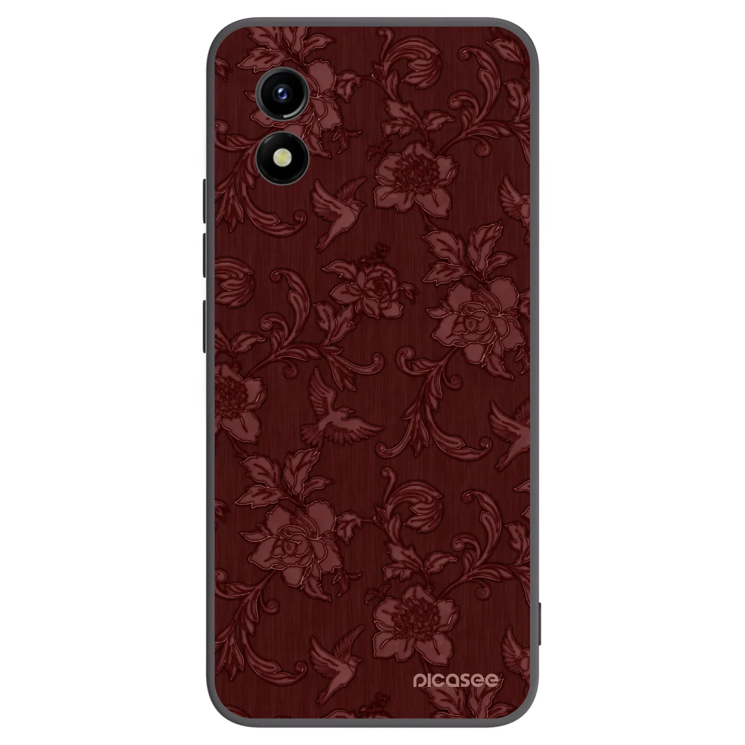 Picasee fekete szilikon tok az alábbi mobiltelefonokra Vivo Y01 - Red Elegance