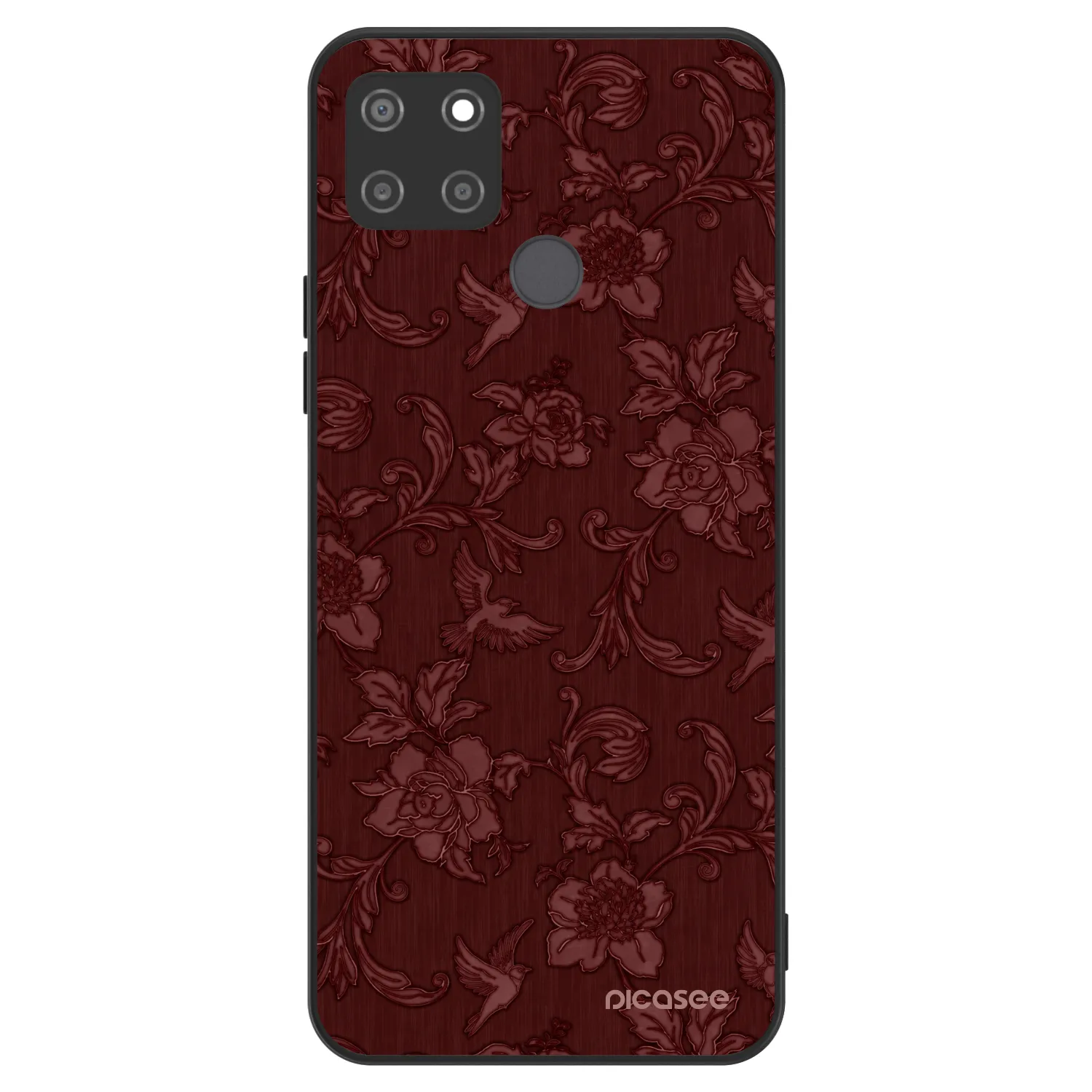 Picasee ULTIMATE CASE Realme C21Y - készülékre - Red Elegance