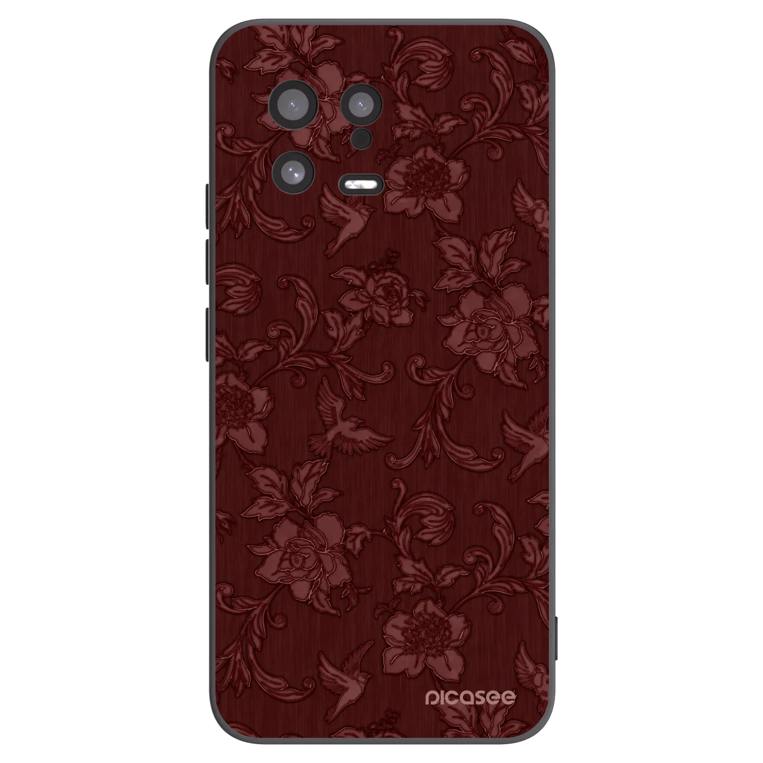Picasee fekete szilikon tok az alábbi mobiltelefonokra Xiaomi 13 - Red Elegance