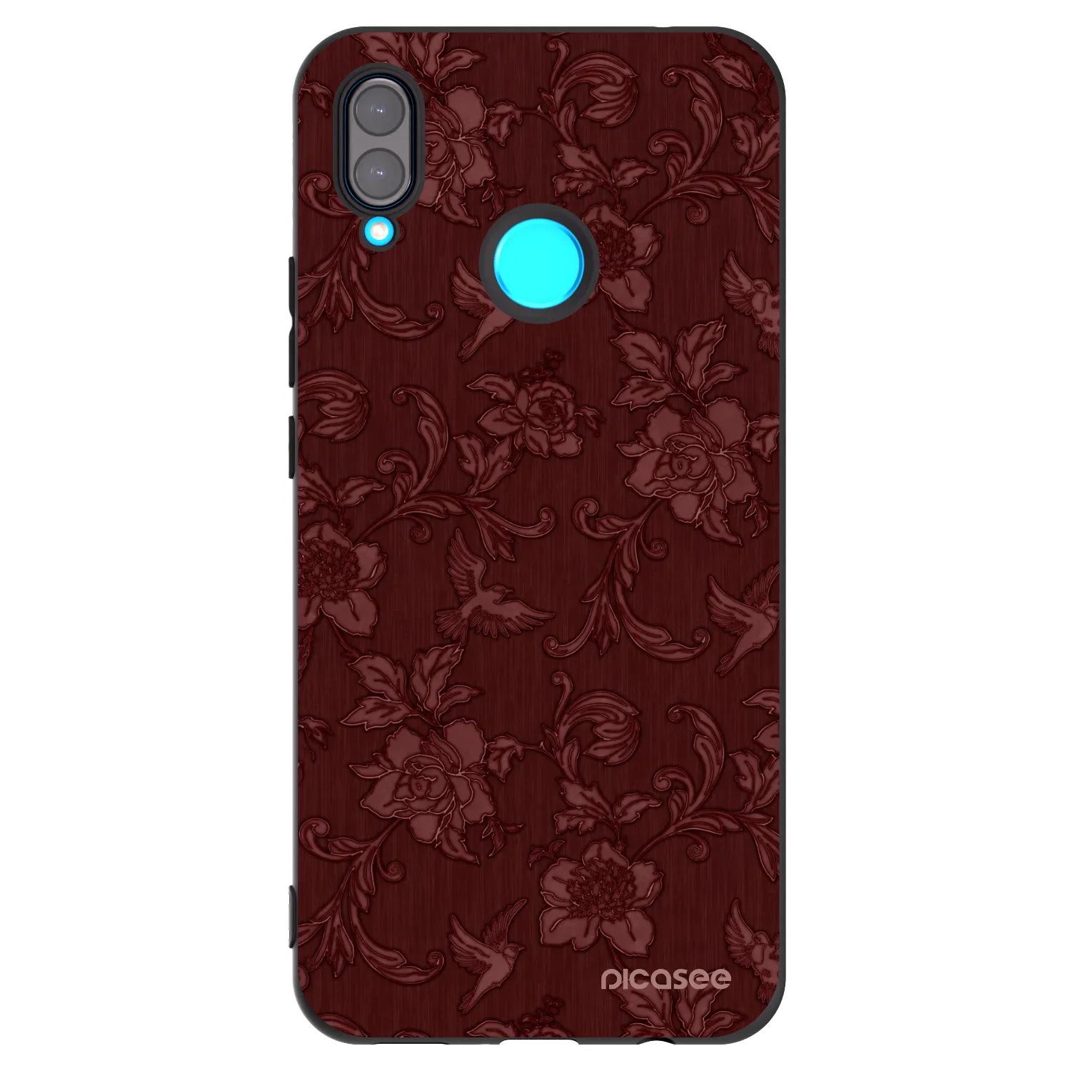 Picasee fekete szilikon tok az alábbi mobiltelefonokra Huawei Nova 3 - Red Elegance