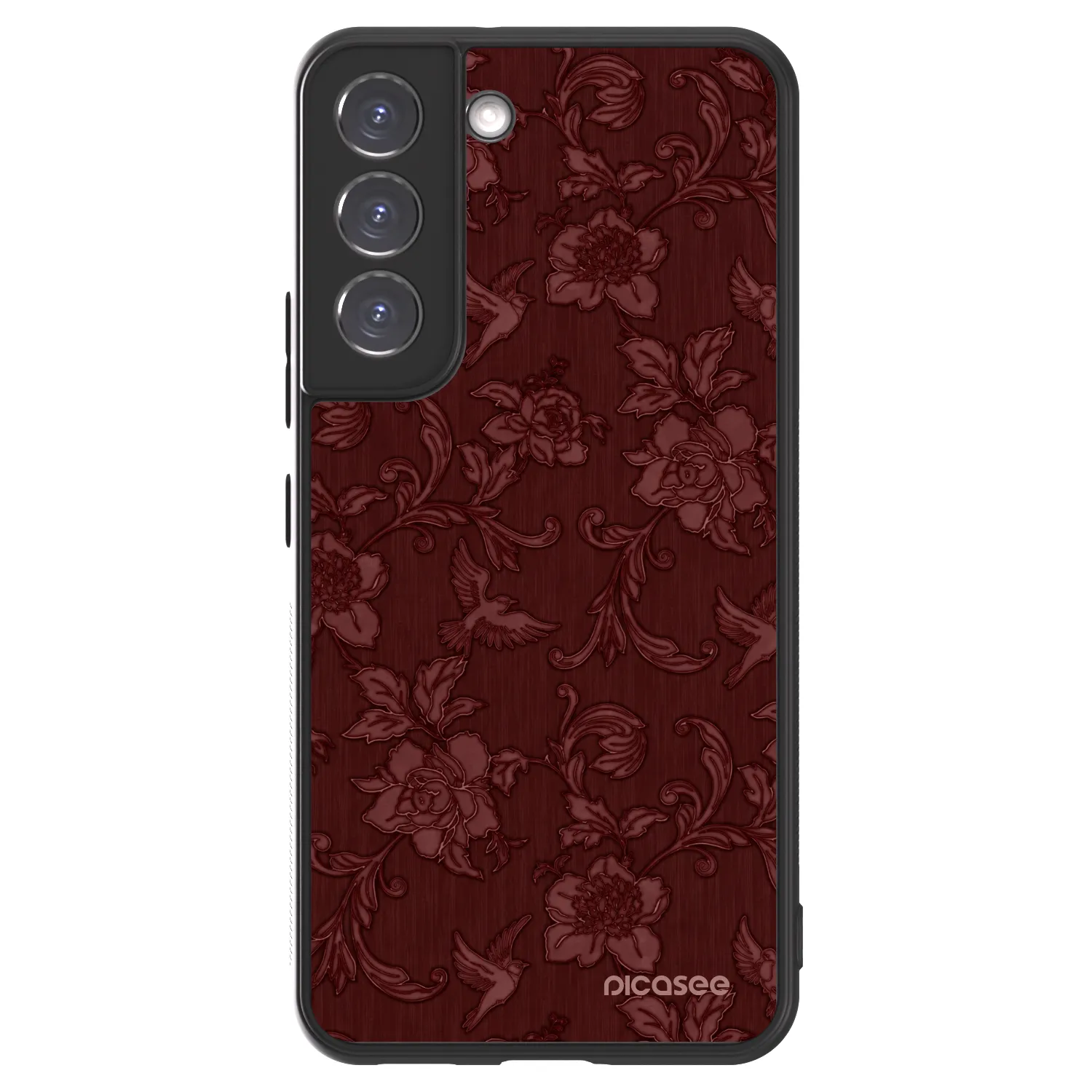 Picasee ULTIMATE CASE PowerShare Samsung Galaxy S22 5G - készülékre - Red Elegance