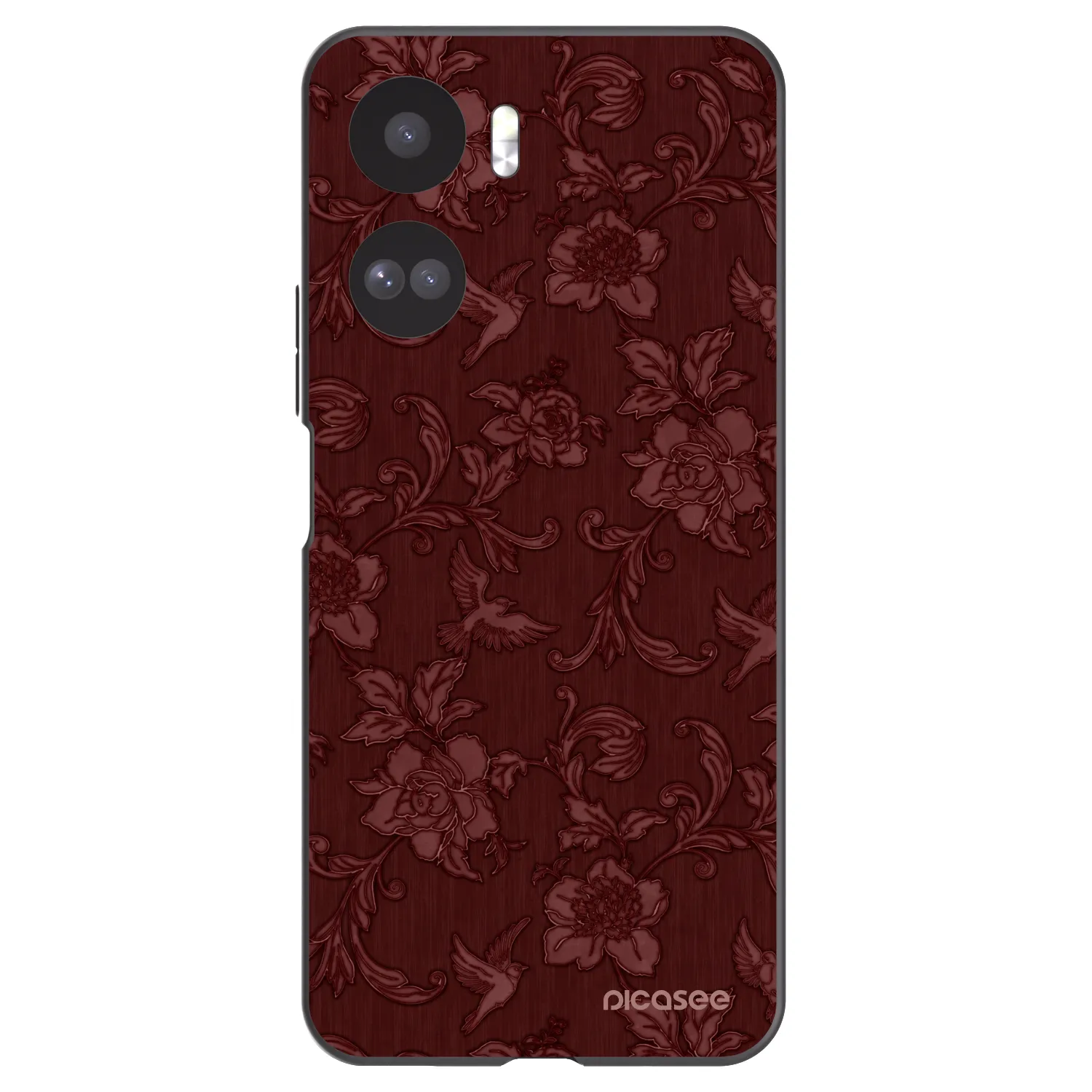 Picasee fekete szilikon tok az alábbi mobiltelefonokra Honor 90 Lite 5G - Red Elegance