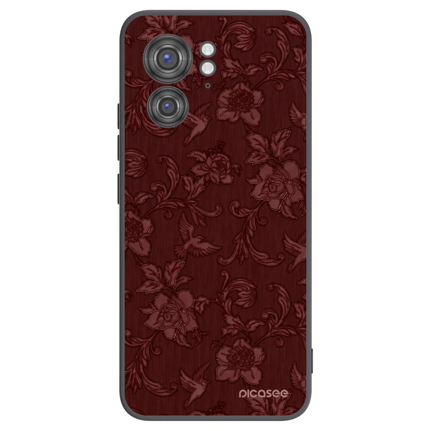 Picasee fekete szilikon tok az alábbi mobiltelefonokra Motorola Edge 40 - Red Elegance