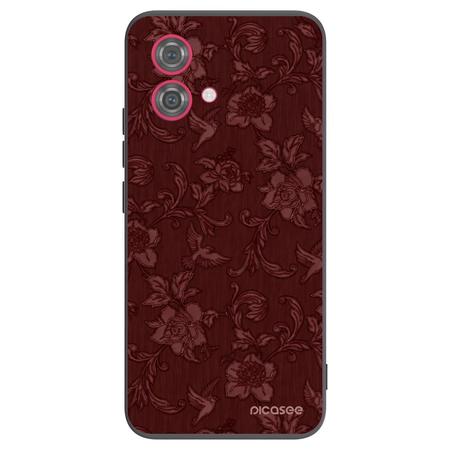 Picasee fekete szilikon tok az alábbi mobiltelefonokra Motorola Moto G84 5G - Red Elegance